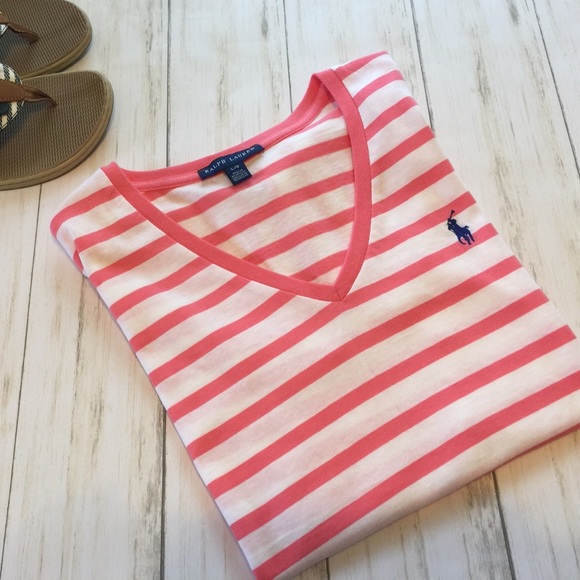 Polo Ralph Lauren Tops - Ralph Lauren Polo V-Neck Tee. Size Large
